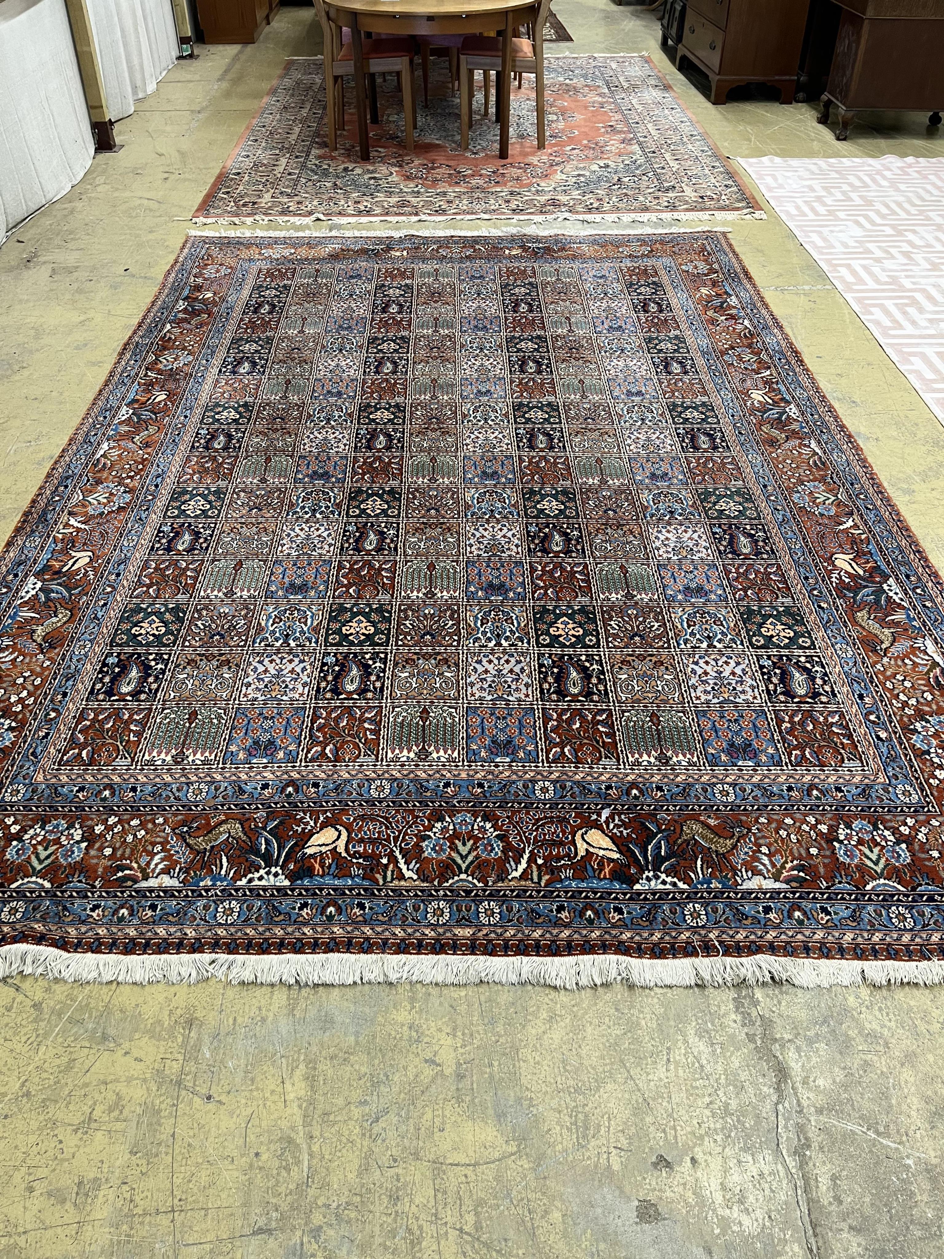 A Baktiari carpet, 364 x 242cm. Condition - good